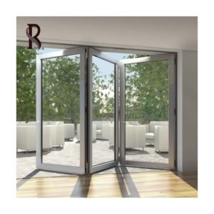 Rising Nordic NFRC Custom Bi-Fold Puertas de aluminio Vista grande Bi-Folding para balcón Estilo de acordeón Calidad superior con el mejor precio - Product Image 5