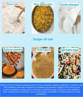 Miscelatore a Nastro Orizzontale a Forma di U per Polveri Secche, Macchina Miscelatrice per Fertilizzanti, Alimenti, Condimenti e Materie Prime Chimiche