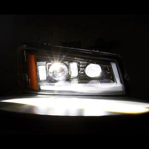 Ensemble de phares à LED DOT pour <span class=keywords><strong>Chevy</strong></span> <span class=keywords><strong>Silverado</strong></span> 1500 Accessoires pour Chevrolet <span class=keywords><strong>Silverado</strong></span> 2003 2004 2005 2006 Avalanche 2500HD - Product Image 3