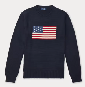 Suéter Personalizado <span class=keywords><strong>Lauren</strong></span> OEM, Clásico de Otoñ<span class=keywords><strong>o</strong></span>, Corte Recto, Cuello Redondo, 100% Algodón, Anti-Pilling, con Bordado 3D, ODM - Product Image 2