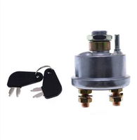 Interrupteur d'allumage 7N-0718 7N0718 avec clés pour chargeuse sur pneus CAT 916 924F 938G 24V 50A