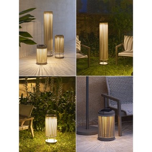 Lampe solaire au sol, source de lumière LED, étanche, pour extérieur, jardin, cour, balcon, éclairage décoratif d'ambiance - Product Image 2