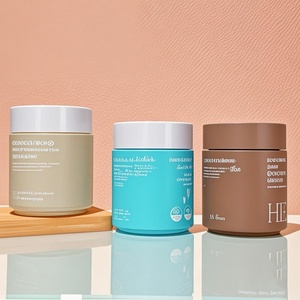 Envase Cosmético Personalizado de 200g, Colorido, para Crema Corporal o Exfoliante, 6.7 oz 200ml, Frasco de Vidrio Mate con Tapa - Product Image 1