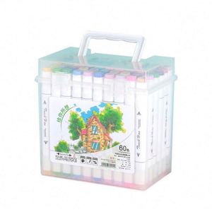 Stationary Multicolor <b>Drawing</b> Non Toxic Custom Dual Tip Alcohol Permanent Marker Pen - Product Image 2