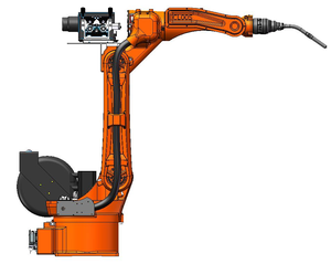 Cánh tay <span class=keywords><strong>robot</strong></span> hàn công nghiệp 6 trục cho hoạt động hàn liền mạch 1 KW Công suất 220 V - Product Image 4