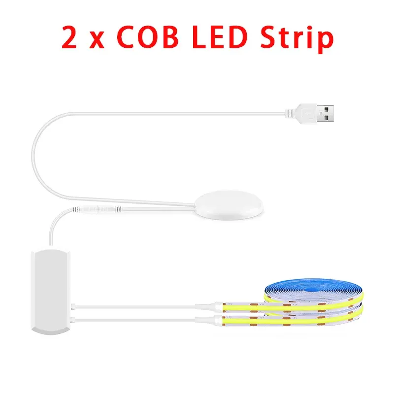 COB LED * 2PCS + Interrupteur