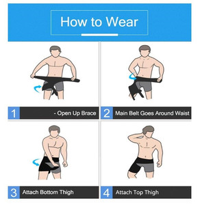 Jambe Aine <span class=keywords><strong>Cuisse</strong></span> Quad Hamstrings Brace manchon de compression <span class=keywords><strong>Bandage</strong></span> de <span class=keywords><strong>cuisse</strong></span> - Product Image 3