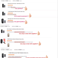 Alarme antivol pour vélo et moto, détection 3D, fonction SOS, étanche IP65, 113 dB, vibration, 433 MHz, sirène pour vélo