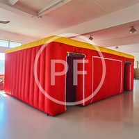 Tienda de campaña de césped de cúpula blanca personalizada gigante, publicidad de feria comercial, modelo de arco de araña Lgloo inflable, casa de tienda de feria al aire libre