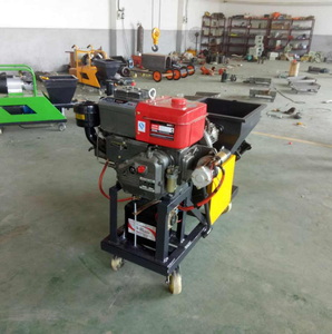 Máquina Multifuncional de Pulverización de Mortero a Diésel, Pulverizador de Pintura para Paredes Exteriores - Product Image 2