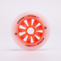 Roues de patinage de vitesse en ligne 110 mm à rebond élevé ZICO 85A en polyuréthane, roue de patin à roulettes simple phosphorescente