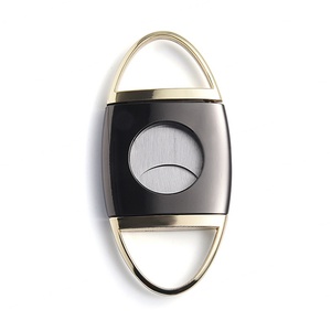 Double Blade Stainless Steel Cigar Accessories Cigar Knife Scissors Cutter for Smoking Accessories - Product Image 2