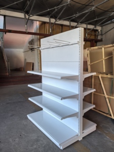 Rangez le rayonnage de supermarché en métal de support pour le rayonnage modulaire de supermarché de longévité pour les dispositions flexibles - Product Image 4