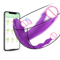 Vibrateur rechargeable en silicone pour point G, télécommande, culotte portable, 100 % étanche IPX7, 9 fréquences, jouets sexuels pour adultes