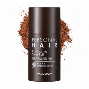 Tonymoly personale Puff di ombreggiatura dei capelli marrone scuro 02 1ea colore dei capelli prodotto - Product Image 1