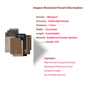 高級デザインフレキシブル装飾炭素繊維壁パネルスレートシート竹木炭ベニヤPVC壁パネル & ボード - Product Image 5