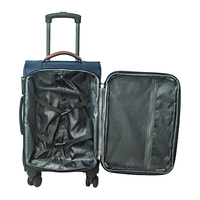 Ensemble de 3 valises de voyage en nylon, unisexe, 20, 24 et 28 pouces, avec 4 roulettes pivotantes, légères
