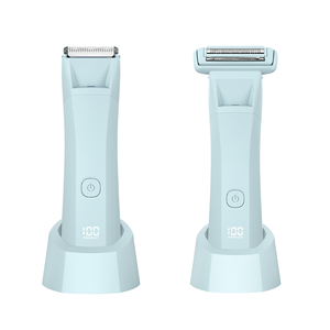 Tondeuse corporelle 2-en-1 pour hommes et femmes, rasoir électrique rechargeable, pour poils pubiens, testicules et dos, étanche IPX6, usage hôtelier - Product Image 3
