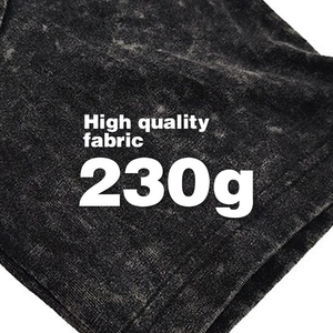 เสื้อยืดคุณภาพสูง 230 กรัม ผ้าซักแล้ว ทรงโอเวอร์ไซส์ ไหล่ตก สกรีนลายได้ตามสั่ง เสื้อยืดสตรีทแวร์ ผ้าหนา - Product Image 3