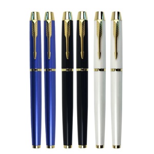 Promotional Cheap Price Metal Rollerball <strong>Pen</strong> Navy <strong>Blue</strong> Metal <strong>Pens</strong> Custom Printed LOGO Office Signature <strong>Pen</strong> for Gifts - Product Image 1