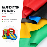 Nuancier de tissu PVC tricoté warp pour Air Dancer, 7 couleurs, 1000D 20x20, pour correspondance de couleurs personnalisée