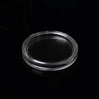 Boîtes de capsules pour pièces de monnaie en plastique, 40 mm, boîte de présentation de pièces de monnaie en acrylique, collection