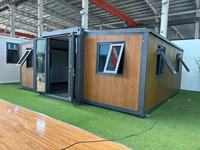 Maison préfabriquée moderne en acier de luxe, petite maison pliable, modulaire, extensible, avec 2, 3 ou 4 chambres, type conteneur