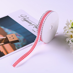 Grosir 1.5cm poliester renda desain buatan tangan pita cetak untuk pernikahan dekorasi Natal DIY renda Trim - Product Image 3