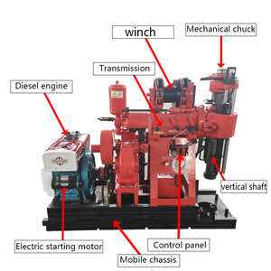 GK-200(XY-200) 井戸掘削リグ効率的な作業200m掘削装置エンジニアリング地質探査装置 - Product Image 2