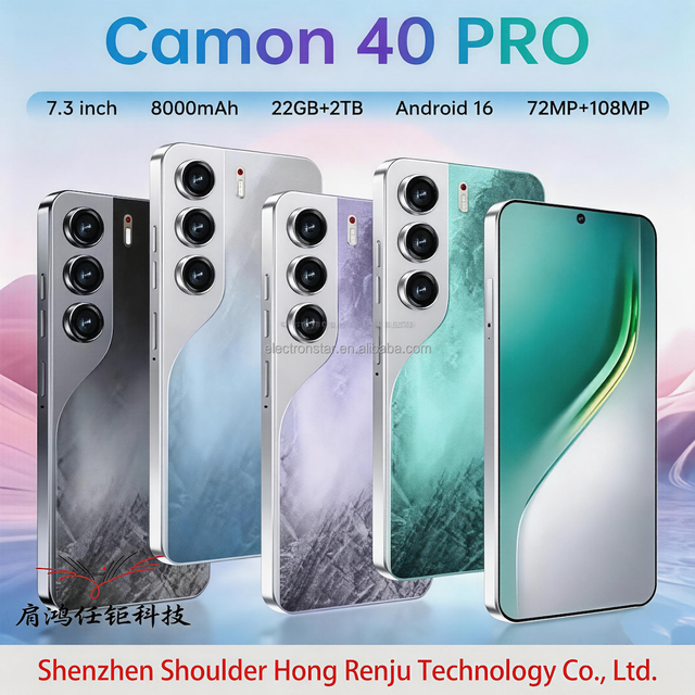 C40 22G+2TB 2026 Latest Android 16 5g Android Smartphone 7.3 Inch Full Screen Cell Phone Global Version GSM High Configuration