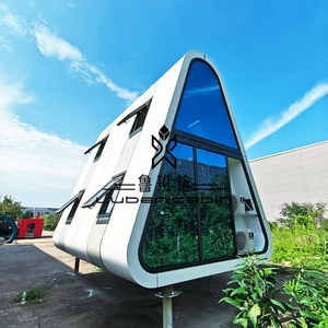 Il <span class=keywords><strong>viaggio</strong></span> interstellare trasforma istantaneamente la <span class=keywords><strong>casa</strong></span> di lavoro dello spazio abitativo prefabbricato triangolare di lusso moderno - Product Image 3