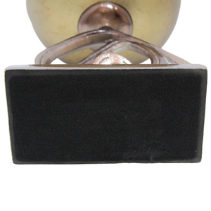 Elegante vaso in vetro sfumato con base a piedistallo per soggiorno, vaso decorativo per fiori - Product Image 6