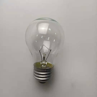 Ampoule de remplacement Edison à incandescence en verre transparent 25W 40W 60W 130V E26 Culot moyen A15