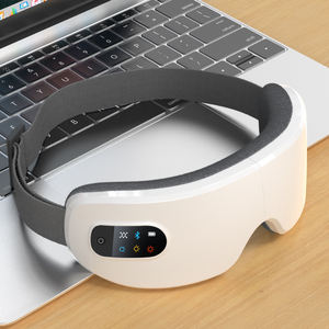 Masque de massage oculaire Nuopuen portable, réglable, élastique, pliable, avec compression thermique à 4 niveaux. - Product Image 4