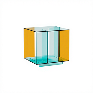 โต๊ะกาแฟอะคริลิคดีไซน์เรียบง่ายทันสมัย ไม่สามารถพับได้ โต๊ะข้างใหม่ เฟอร์นิเจอร์ห้องนั่งเล่น ห้องนอน ชั้นวางนิตยสาร ใช้ในบ้าน - Product Image 3