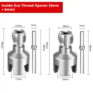 Kit de Filetage de Tuyaux PVC Compatible avec Perceuse Électrique Intégrée – Outil de Filetage Interne et Externe pour la Coupe et la Formation des Tuyaux - Product Image 4