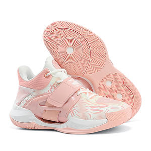 Chaussures de <span class=keywords><strong>basket</strong></span>-ball <span class=keywords><strong>pour</strong></span> hommes avec support orthopédique Conception large largeur <span class=keywords><strong>pour</strong></span> <span class=keywords><strong>pieds</strong></span> <span class=keywords><strong>plats</strong></span> Technologie respirante supérieure en tricot et anti-renversement - Product Image 5