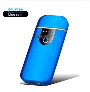 Briquet électronique sans flamme étanche au vent rechargeable par USB Briquet à double face à induction tactile - Product Image 5