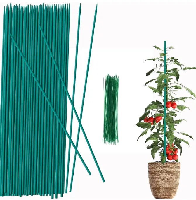 Garden Stakes Fiberglass Sturdy Plant Stakes Tomato Sticks Stakes