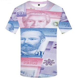 Échantillon gratuit été Logo personnalisé t-shirts hommes feuille d'érable t-shirts imprimés argent canadien vêtements Canada 3D t-shirts Streetwear - Product Image 3