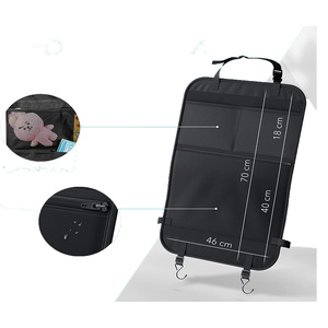 Organizador Multifuncional de Alta Calidad para Asiento Trasero de Auto, 65*45CM, Poliéster Oxford, Bolsillo Colgante con Cubierta Antisuciedad - Product Image 3