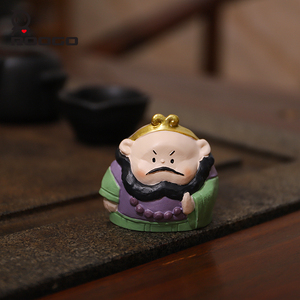 Figurines en résine Roogo mignonnes version Q, Le Voyage en Occident, ensembles de statues chinoises faites à la main, adorable cadeau de bureau pour amis - Product Image 3