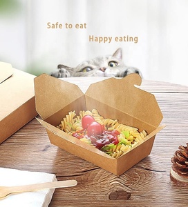 Cajas de <span class=keywords><strong>Sushi</strong></span> para Llevar, Reciclables, de Papel Kraft Marrón, Ecológicas, Personalizables, para Restaurantes, Catering y Fiestas - Product Image 3