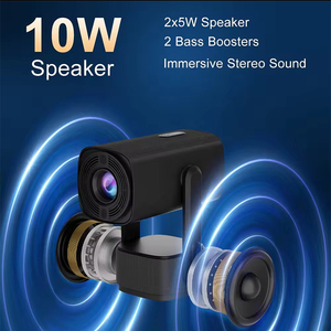 Projecteur J2 Android 11 avec grande batterie, 8K, 180 lumens ANSI, vidéo 4K, Bluetooth intelligent, Wi-Fi, support rotatif à 270 degrés, lampe LED, nouveau modèle - Product Image 5