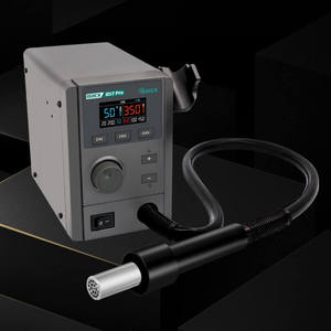 Estación de Retrabajo de Aire Caliente Digital QUICK <span class=keywords><strong>857</strong></span> Pro 110V con Pantalla Digital, Inducción Magnética e Inicio/Parada Inteligente para Reparación de PCB de Teléfonos - Product Image 4