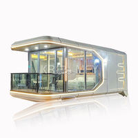 Système intelligent pour séjours hôteliers : Conteneur préfabriqué, Maison mobile de luxe, Nouvelle maison capsule spatiale, Commerciale