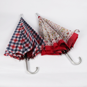 Wholesale 23 Inch C Handle Straight <b>Umbrellas</b> Cheap Clear <b>Windproof</b> Double Layers <b>Umbrella</b> for the Rain with Logo - Product Image 1