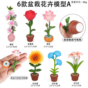 Modello didattico cognitivo yxs per simulazione transfrontaliera: ciliegio in fiore, rosa, loto, girasole, giglio, fiordaliso - Product Image 3