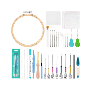 DIY Embroidery Needlework Cross Stitch Punch Needle Starter Kit
