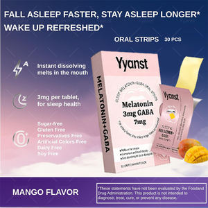 OEM/ODM Tiras Orales de Melatonina y GABA de Disolución Rápida para una Absorción Veloz, Ayuda para Dormir, para un Sueño Reparador - Product Image 6
